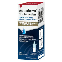 BAUSCH & LOMB Aqualarm Triple Action 10mL - Hydratation Yeux