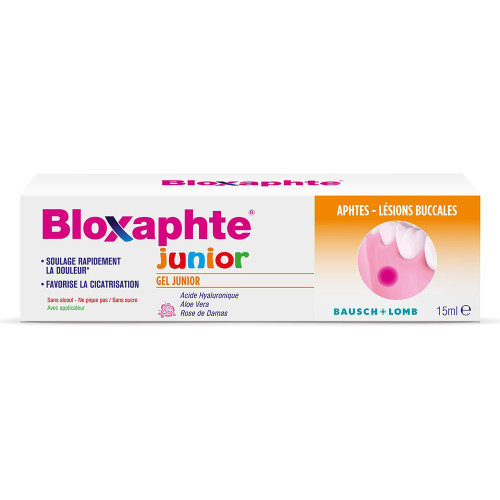Bausch & Lomb Bloxaphte Junior 15ml Soulage Aphtes