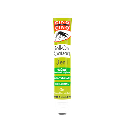 Cinq sur Cinq Roll-on Apaisant 7ml - Apaise Piqûres et Démangeaisons