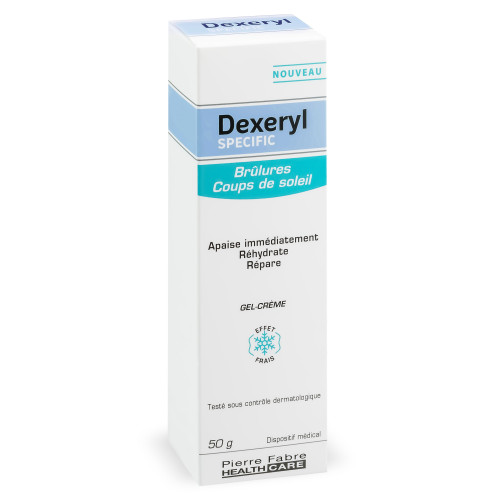 Pierre Fabre Dexeryl 50g - Apaise et Répare Peau Brûlée