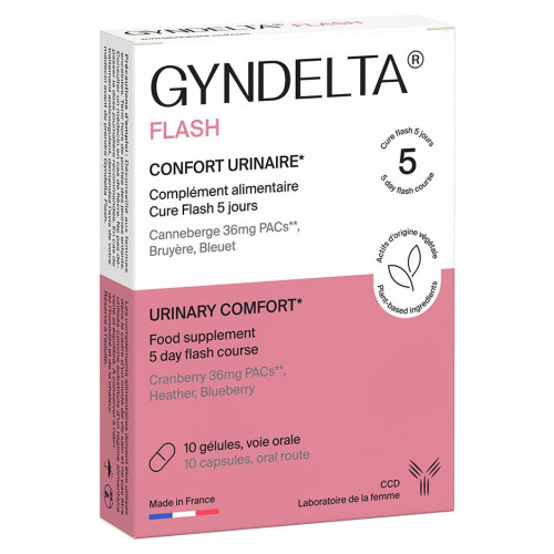 CCD Gyndelta Bioes 10 Gélules - Confort Urinaire Femme
