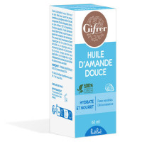 GIFRER Huile Amande Douce 56ml - Douceur et Hydratation sur