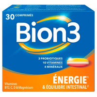 BION 3 Vitalité 30 Comprimés - Energie et Immunité