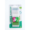 GUM Brossettes Interdentaires Bi-Direction 6x0.9mm - Nettoyage Complet