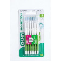 GUM Brossettes Interdentaires Bi-Direction 6x0.9mm - Nettoyage Complet
