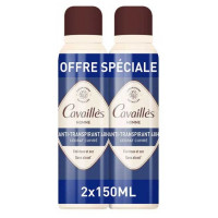 Rogé Cavaillès Absorb+ 48H Spray Homme 2x150ml - Anti-Transpirant Doux
