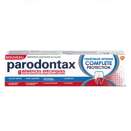 Parodontax Protection Intense 75ml - Fraîcheur et Soin Complet