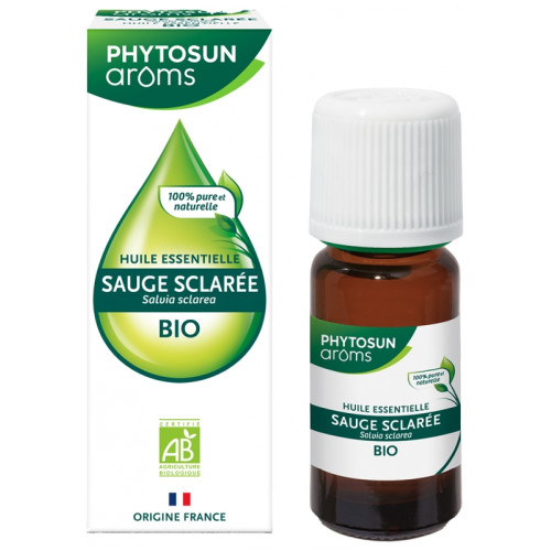 PhytoSun Aroms Sauge Sclarée Bio 5ml - Huile Essentielle Bio chez