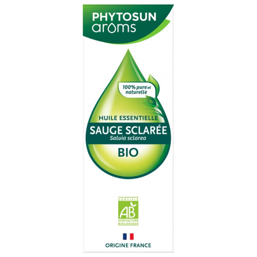 PhytoSun Aroms Sauge Sclarée Bio 5ml - Huile Essentielle Bio chez