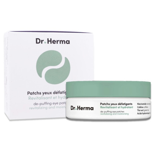 Patchs yeux Dr Herma : Éliminez poches et cernes en 15 min