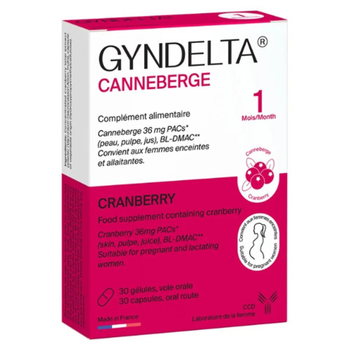 CCD Gyndelta 30 Gélules - Confort Urinaire Féminin