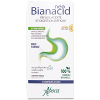 Aboca NeoBianacid 70 comprimés Soulagement Acidité et Reflux Citron