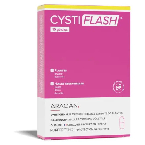 SYNACTIFS CYSTACTIFS FLASH - Confort urinaire naturel en 10 gélules