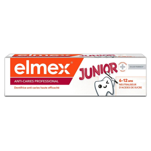 Elmex Junior : Dentifrice Anti-Caries 75ml - Protection Max