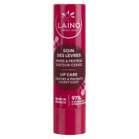 LAINO Stick Lèvres Cerise : Soin Réparateur 97% Naturel