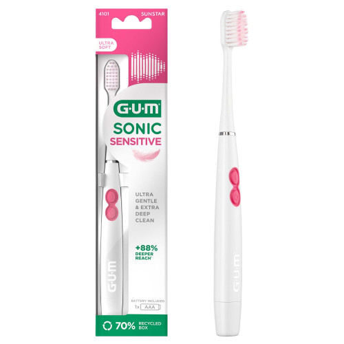 Sonic Sensitive Brosse à Dents Electrique Sonique Ultra-Souple Coffret