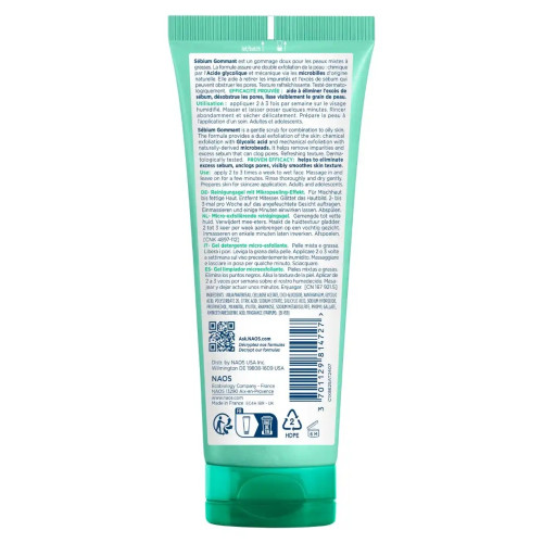 Gommant Bioderma : Nettoyage profond & pores désobstrués - 75ml
