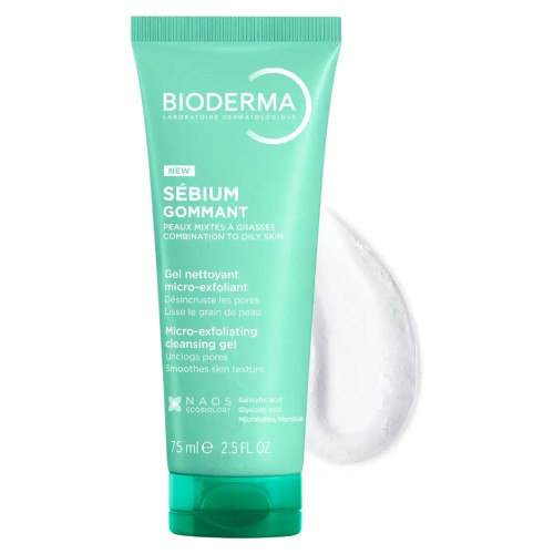 Gommant Bioderma : Nettoyage profond & pores désobstrués - 75ml