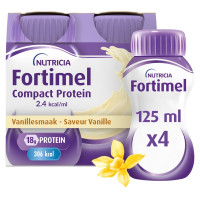 FORTIMEL Compact Prot : Nutriment vanille 4 en 125ml