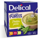Delical Purée Petit Pois : 20g protéines, 360 kcal