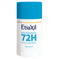 ETIAXIL Déo Anti-Transpirant 72h - Stick 40ml, Peaux Sensibles