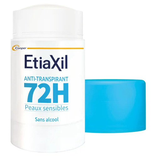 ETIAXIL Déo Anti-Transpirant 72h - Stick 40ml, Peaux Sensibles