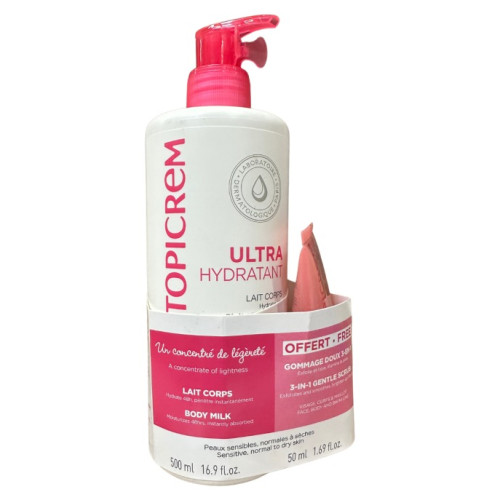 TOPICREM Lait Corps Ultra-Hydratant : 24h de Confort & Douceur