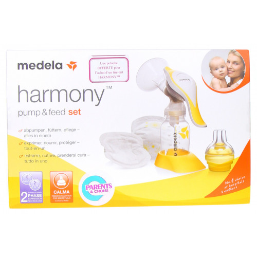 MEDELA Harmony Tire-Lait Manuel+ Calma Pump and Feed Set-7356