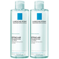 La Roche-Posay Effaclar Eau Micellaire 2x400ml Peaux Grasses Purifiées