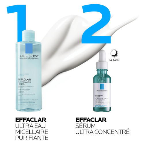 La Roche-Posay Effaclar Eau Micellaire 2x400ml Peaux Grasses Purifiées