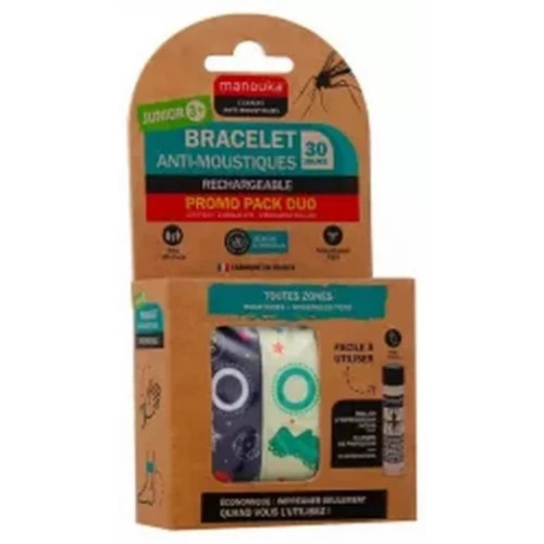 Bracelet moustache duo MANOUKA - Idéal pour enfants 3+