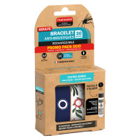MANOUKA Bracelet Anti-Moustiques : 6h de protection efficace