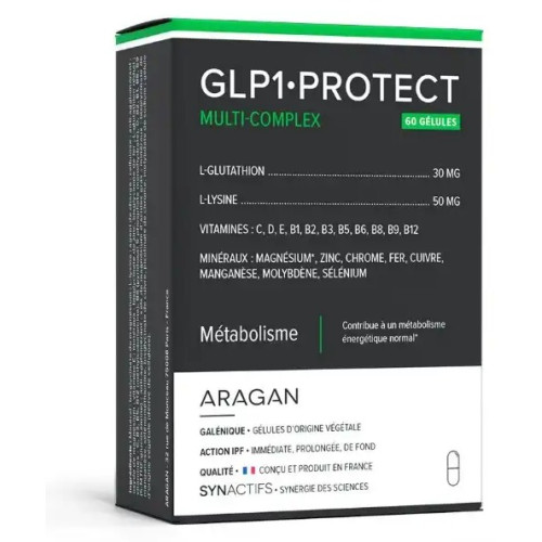 GLP1 Protect Synactifs : Complément métabolisme & énergie - 60 gélules