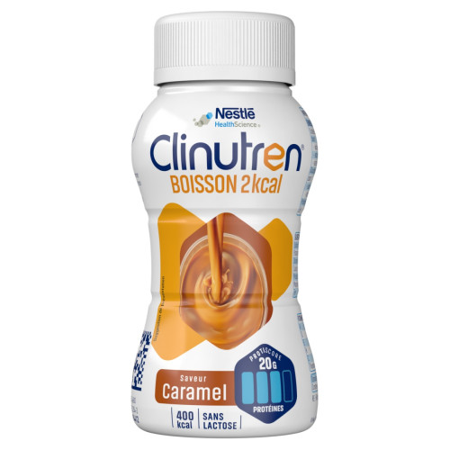 CLINUTREN Caramel 2kcal : Boisson hyperprotéinée anti-dénutrition