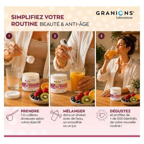 Granions Green Mix Beauté : 85 ingrédients pour éclat & anti-âge