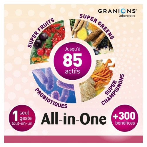 Granions Green Mix Beauté : 85 ingrédients pour éclat & anti-âge