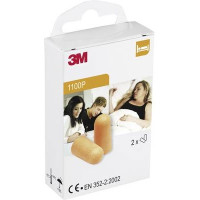 Bouchons 3M 1100P : Protection auditive sans gêne, atténuation 35 dB