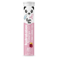 PANDA TEA Pastille Énergétique Rose Citron - Hydratation & Vitalité