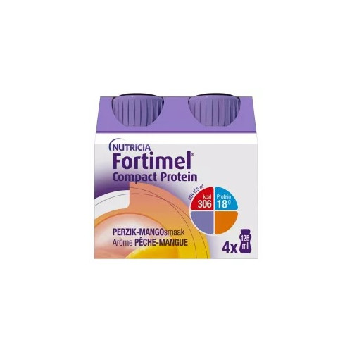 Fortimel Protein 2.4 Pêch-Mang : Boisson hyperprotéinée gourmande