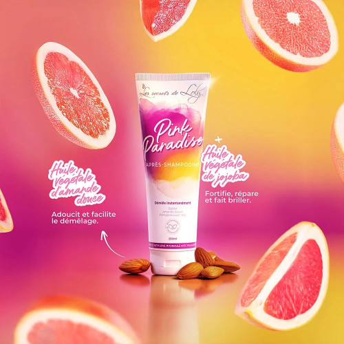 Les Secrets de Loly Pink Paradise : Soin Démêlant & Nourrissant 250ml