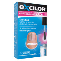 EXCILOR FORTE Sol Ongle : Traitement Puissant Mycose 24h