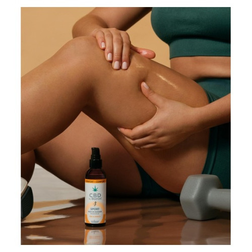 Huile Massage CBD Boiron Sport : Détente Musculaire & Récupération