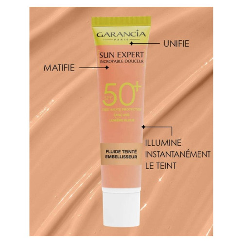 Garancia SPF50+ : Fluide teinté éclat & protection solaire