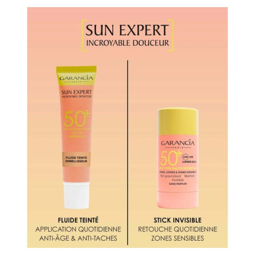 Garancia SPF50+ : Fluide teinté éclat & protection solaire