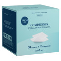 Compresses stériles Santecare 7,5x7,5cm - 100 unités