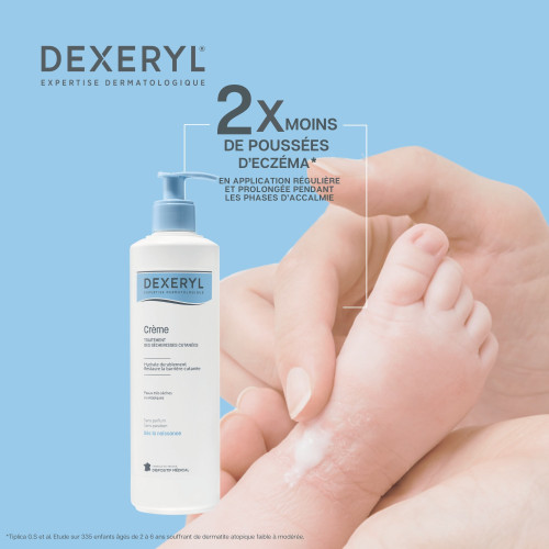 DEXERYL DM Crème : Hydrate & Répare Peaux Sèches/Atopiques - 500g