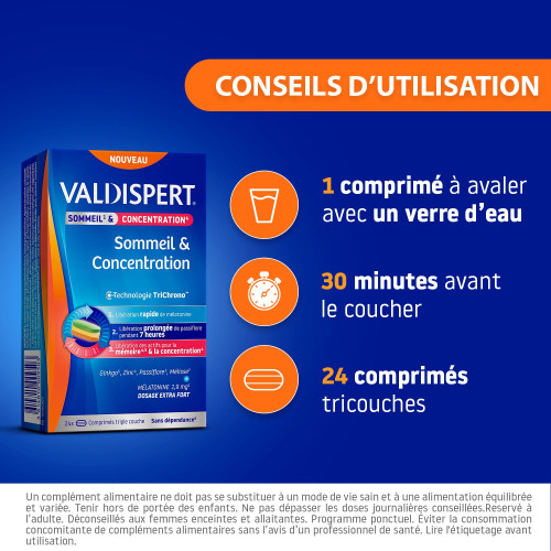 Valdispert Sommeil : Mélatonine 1,9 mg pour un sommeil réparateur
