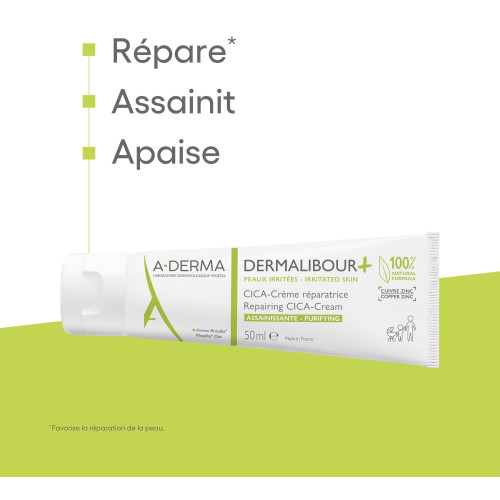 Crème A-Derma Dermalibour + CICA : Réparation & Apaisement Naturel
