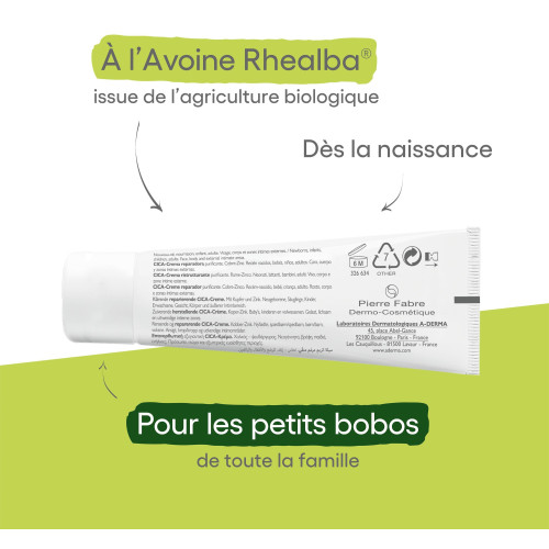 Crème A-Derma Dermalibour + CICA : Réparation & Apaisement Naturel