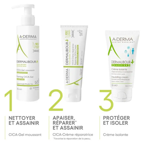 Crème A-Derma Dermalibour + CICA : Réparation & Apaisement Naturel
